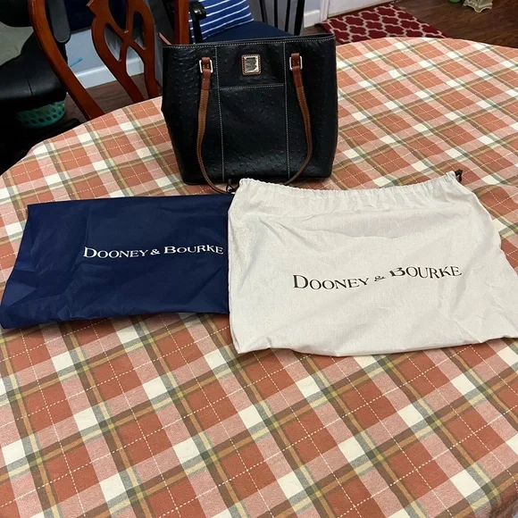 Dooney & Bourke Lexington Black Ostrich small tote - Picture 10 of 12